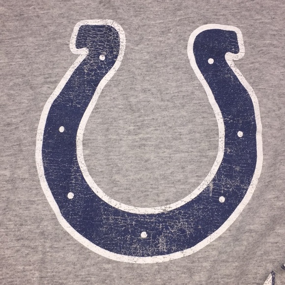 NFL Colts Long sleeve Shirt Size boys XL - 14 🌈❤️ - Picture 2 of 6